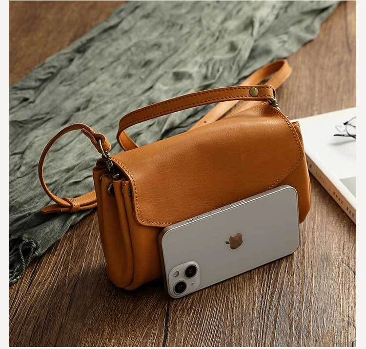 Luxury Pretty Girls Leather Shoulder Bag Leather Bags For Woman Small Female Sling Bag Crossbody Bag