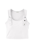 Summer Crop Top Women's Basic T-shirts Vest Seamless Streetwear Sleeveless Casual Sexy Vintage Tank Tops Female