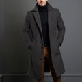 Winter Men's Trench Coats Luxury Male Mid-Long Warm Wool Jackets Casual Mens Business Comfortable Overcoat Clothing