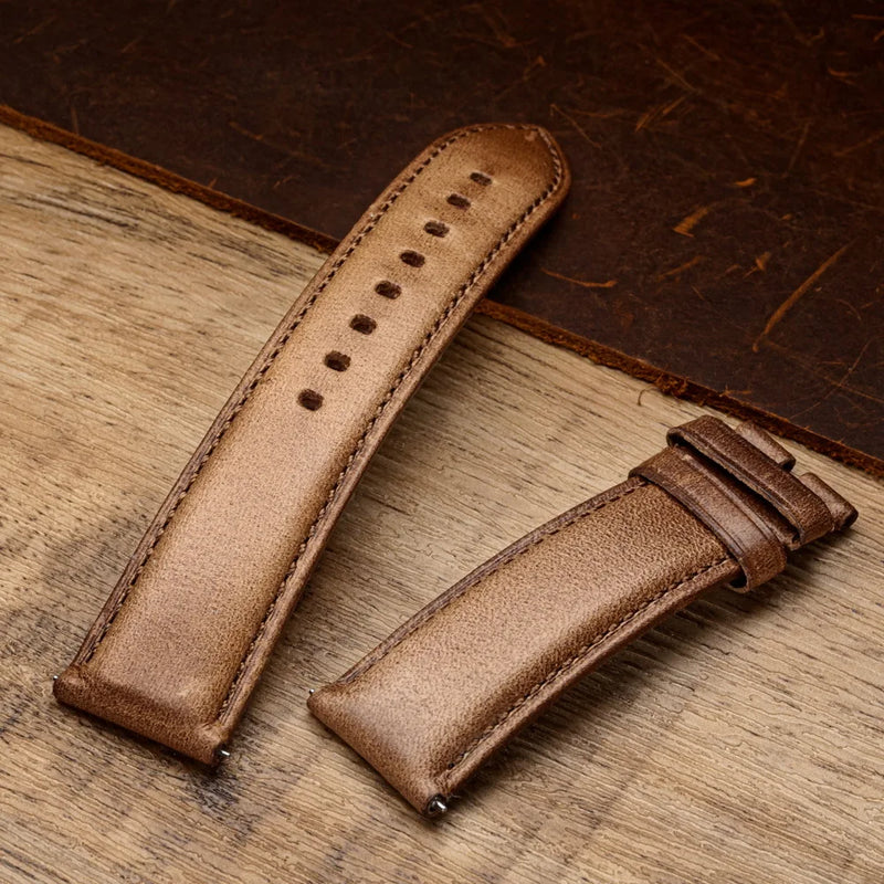 Leather Watch Bands Handmade Genuine Leather Wrist Straps