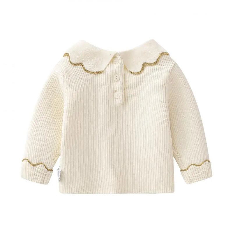 Newborn Baby Girls Knitted Sweatshirt Clothes for Autumn Winter Kids Sweater Top Clothing Classic