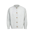 Knitted Sweatercoat Mens Autumn Winter Crew Neck Sweater Cardigan Men