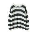 Cashmere sweater women Warm round neck pure cashmere loose knit cashmere