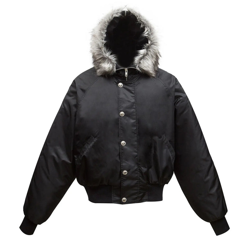 Fur Collar Hooded Cotton Coat Clean Fit Puffer Jacket Luxury Men Winter Jacket