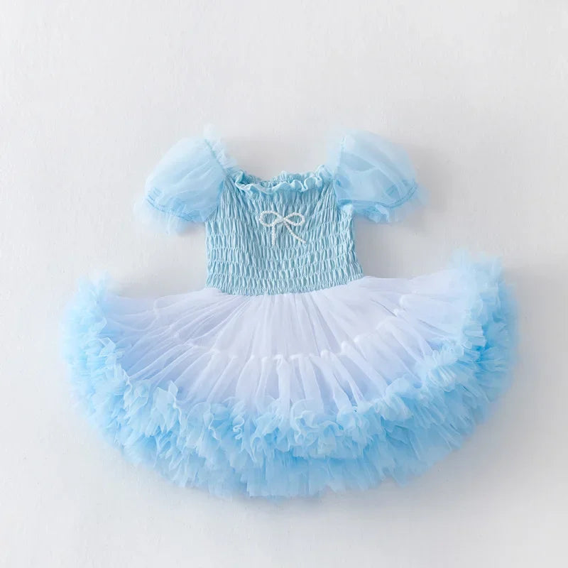 Girl Princess Dress Baby Girl Tulle Dress Summer Girls Cake Skirts Party Evening Girl Dresses