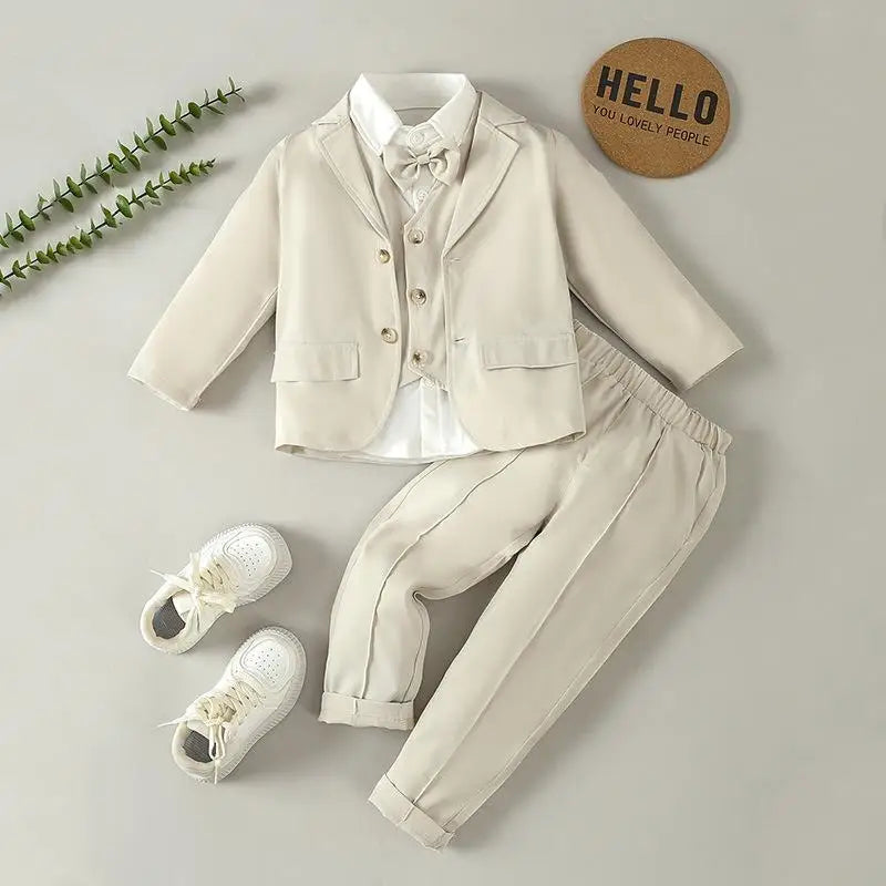 Suit for Boy Children's Costume for Wedding Parties Baby Boys Clothing Kids Formal Outfit