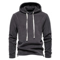 Autumn Men Polar Fleece Pullover Hoodies Loose Sweatshirts Hooded Casual Sweatshirts