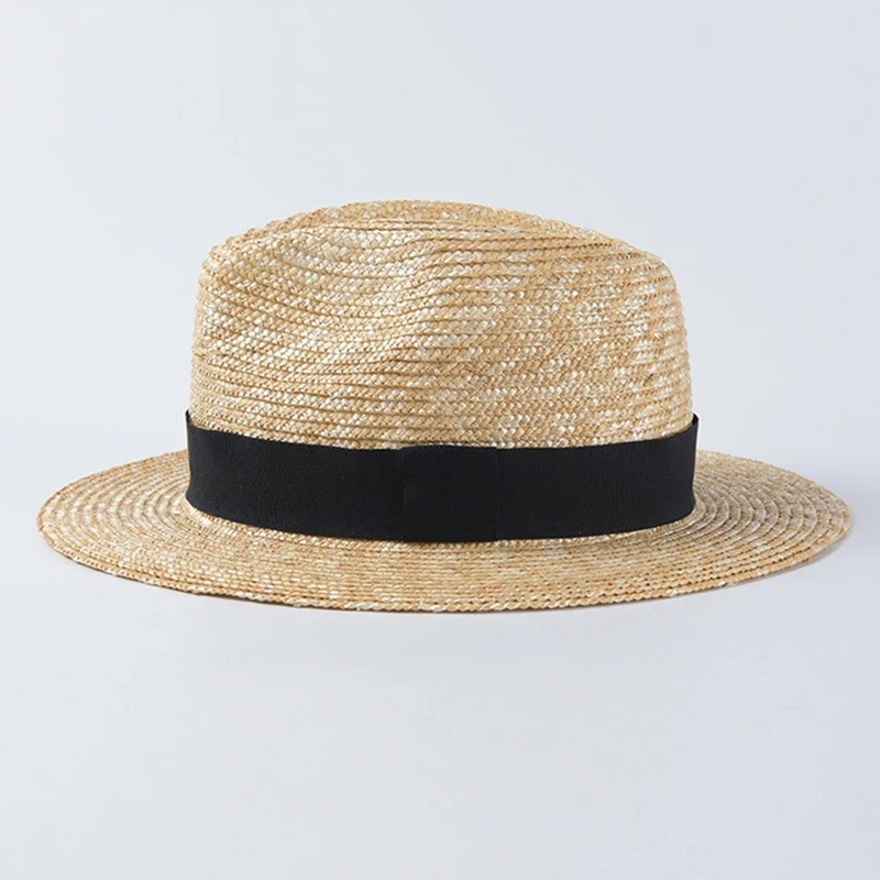 Mens Hat Panama Hat Ribbon Black Spring Summer Casual Outdoor Jazz Female Male Beach Sun Hat