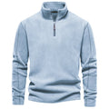 Winter Thicken Warm Fleece Hoodless Sweatshirt for Men Pullover Men's Sweatshirts