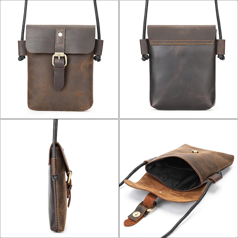 Shoulder Bag Genuine Leather Small Sling Bags Soft Leather Crossbody Bag