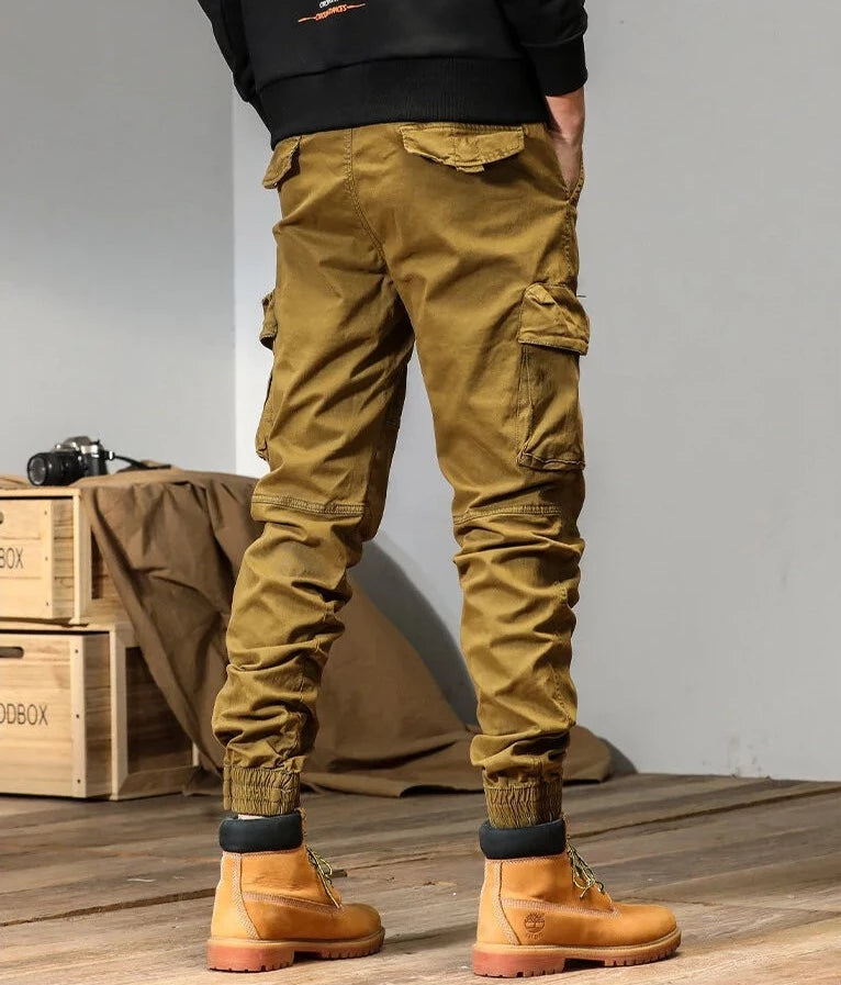 Cargo Pants Men Casual Male Trousers Sweatpants Streetwear Tactical Track Black Pants Men