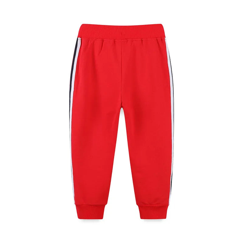 Full Length Boys Girls Sweatpants Drawstring Trousers Baby Clothes Children's Pants