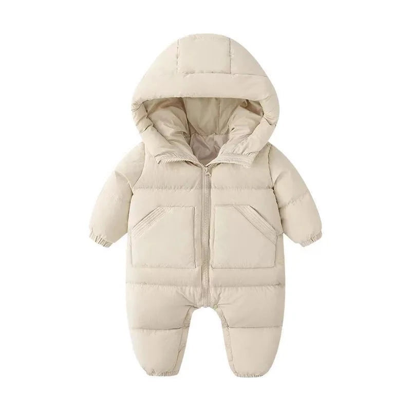 Newborn Baby Rompers Winter Coats Warm Baby Boys Costume Babie Girls Clothing Overall Baby Outwear Jumpsuits Children Clothes