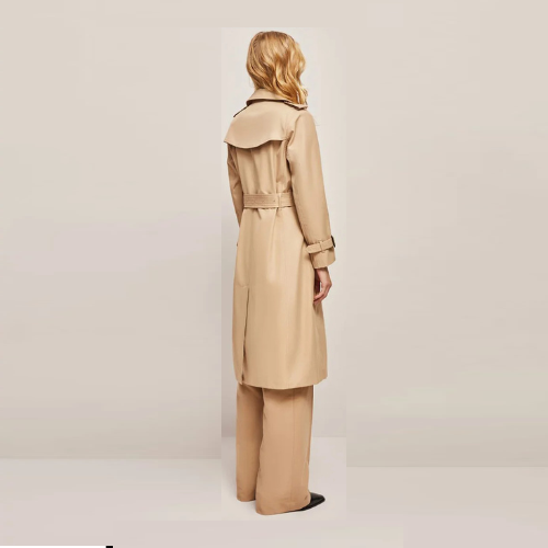 Spring And Autumn Women Trench Coat Outerwear Double Breaste