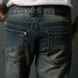 Mens Flared Jeans men Leg Fit Classic Denim Flare Jeans Male Straight Pants