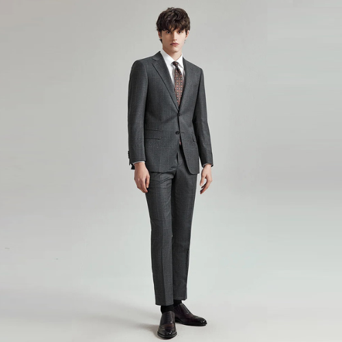 Wool Suits For Men Slim Fit Summer Formal Man Clothing