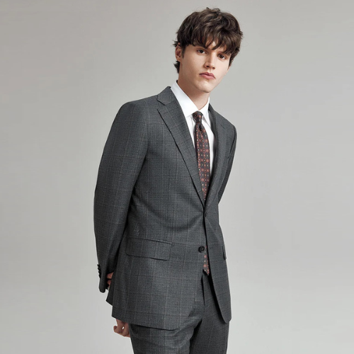 Wool Suits For Men Slim Fit Summer Formal Man Clothing