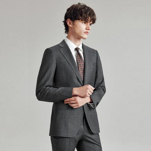 Wool Suits For Men Slim Fit Summer Formal Man Clothing