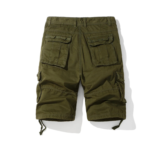 Summer Men's Cotton Cargo Shorts Casual Shorts Men Solid Outdoor Breathable