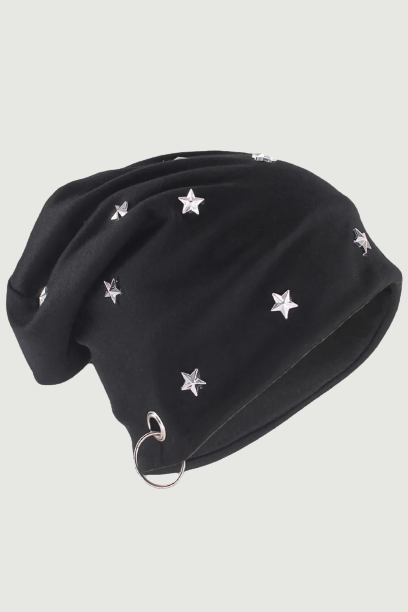 Autumn Warm Star Diy Adult Beanies Skullies Casual Unisex Hip Hop Hats Outdoor Solid