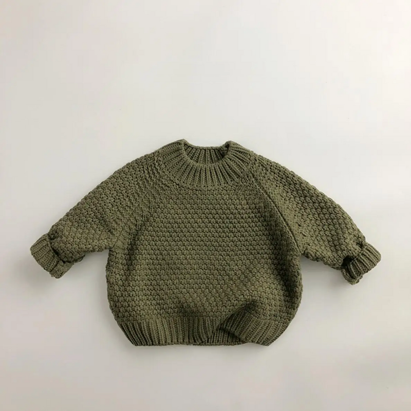 Baby Girls Boys Knitting Pullover Autumn Winter Kids Baby Girls Boys Clothes Xmas