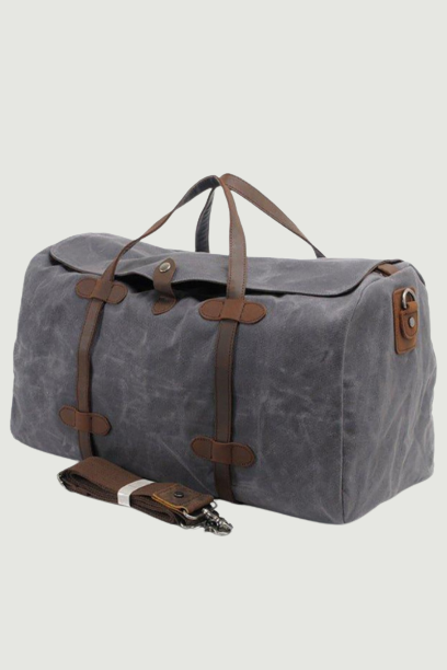 Waterproof Waxed Canvas Luggage Bag Large Capacity Crossbody Bag Travel Weekend Bag For Men Business Trip Duffel Tote Bag