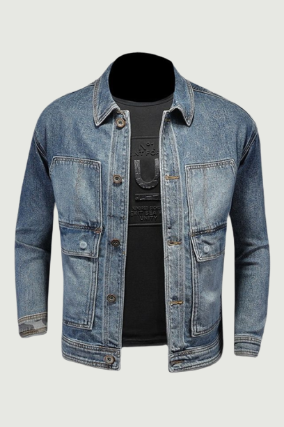 Spring autumn high quality casual denim jackets men