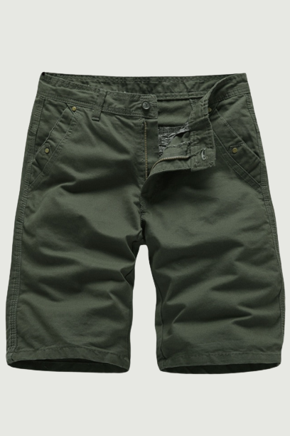 Military Solid Cargo Shorts Men Summer Outwear Multi-pocket Men Shorts High Quality Cotton short