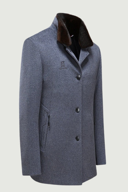 Autumn winter trench coat men ticked jackets