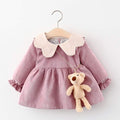 Melario Infant Casual Dresses Autumn Christmas Kid Girl Ruffles Dress Lovely Baby Clothes born +Suits