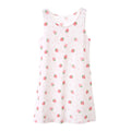 Children Pajamas 2-14 Years Girls Nightgown Kids Sleeveless Summer Nightdress 100% Cotton Child Baby Cute Sleeping Long Dress