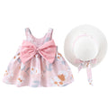 Baby Girl Dress Toddler Baby Kids Girls Floral Flowy Princess Dress Hat Outfits Clothes Toddler Girl Clothes