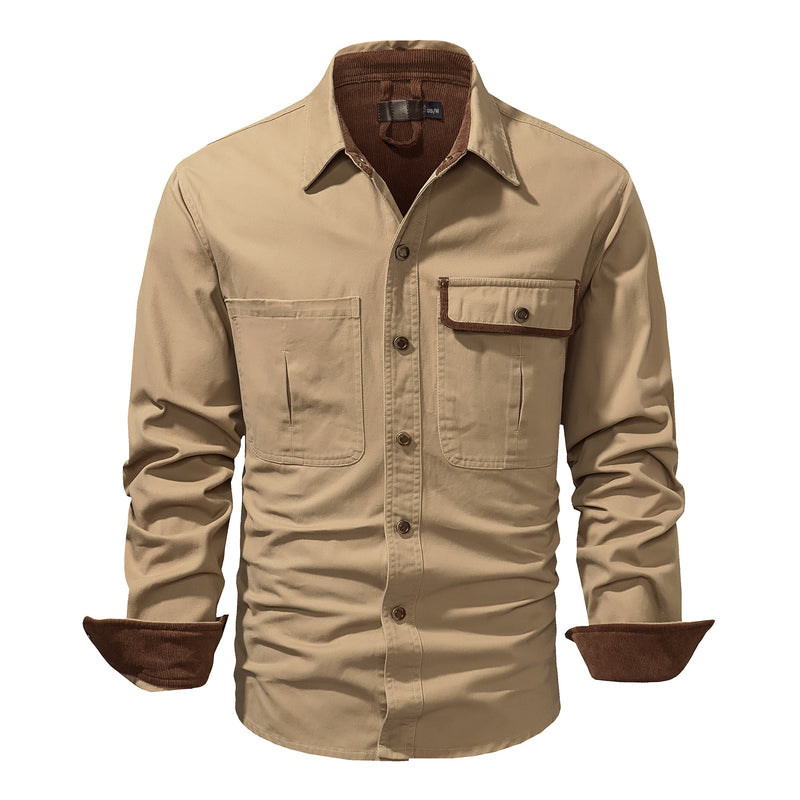 Mens Cotton Linen Shirts Stand Collar Retro Slim Shirts For Men Soft Long Sleeve Spring Autumn Male Shirt