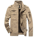 Army Military Jacket Men Spring Autumn Cotton Washed Coat Multi-pocket Pilot Bomber Tactical Flight Jackets