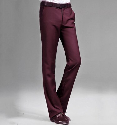 Men Spring And Summer Micro-Flared Trousers Slim Casual Pants