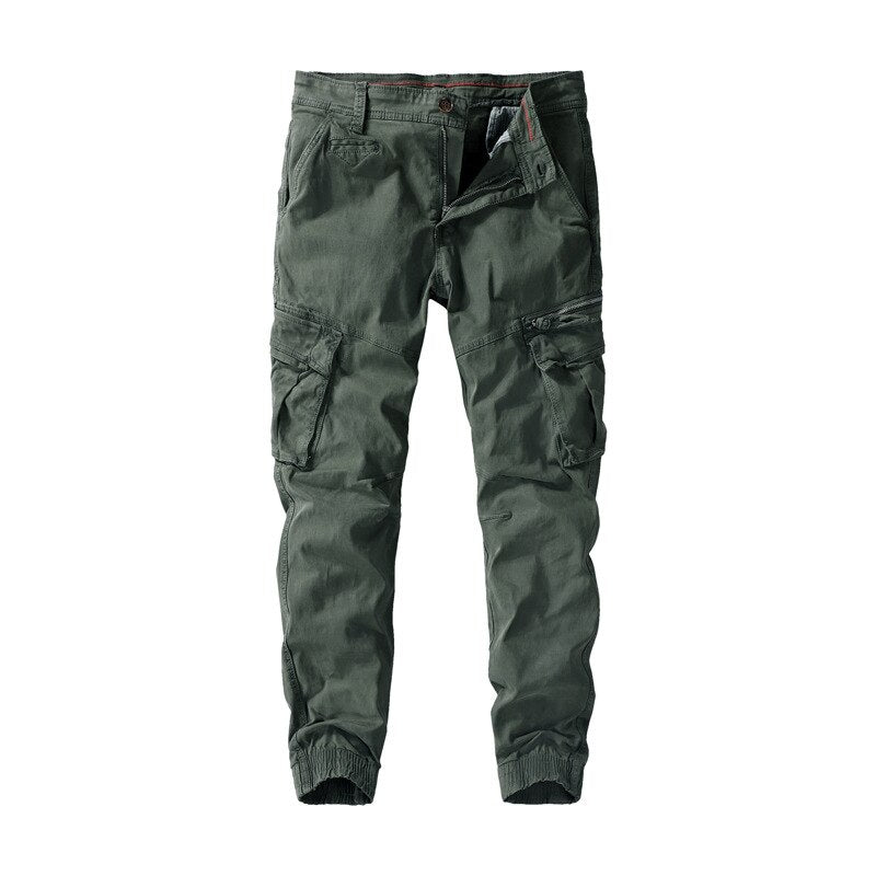 Cargo Pants For Men Multi-Pocket Sport Outdoor Tracksuit Casual Slim Fit Handsome Male Trousers