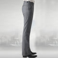 Men Flared Boot Cut Trousers Business Casual Classic British Style Office Comfortable Slim Formal Suit Bottom Pants
