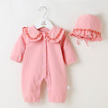 Autumn and Winter Infant Bodysuits Cotton Baby Girl Clothes Kids Romper Children Clothes Newborn One-pieces with Hat