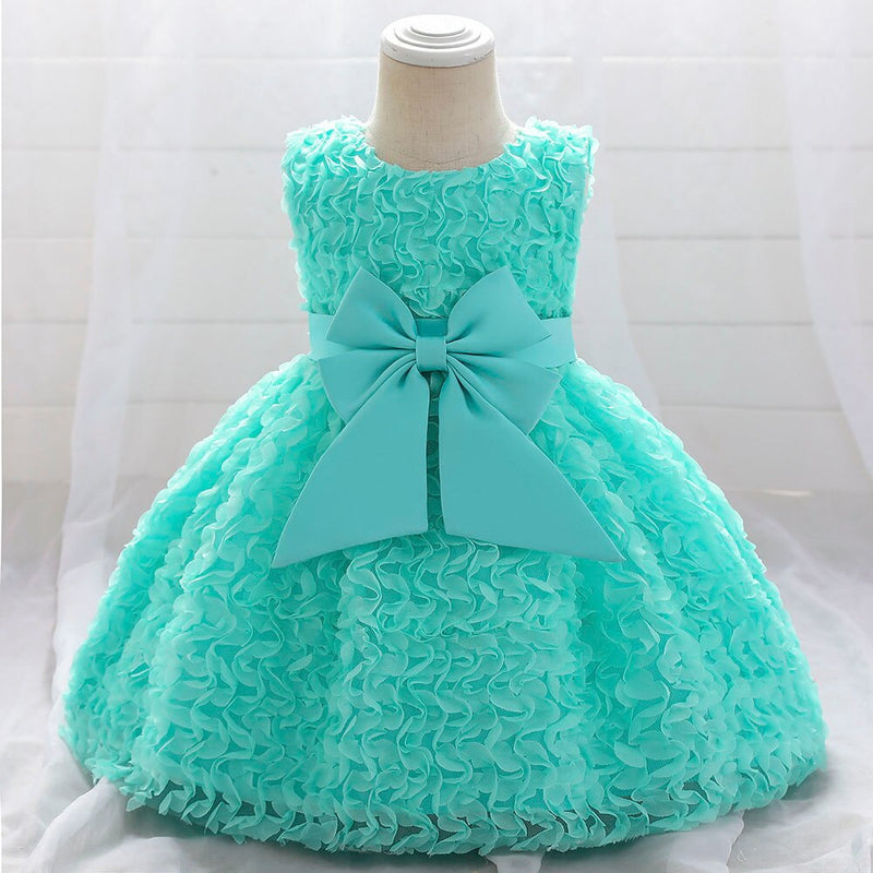 Baby Girl Dress Lace Beads Flower Baptism Dress For Girl Clothes Party Wedding Princess Dresses