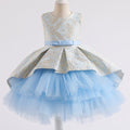 Summer Embroidery Twins Costumes Tutu Dress Dress For Baby Girl Ceremony Princess Dress Party Opening Dresses