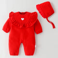 Autumn and Winter Infant Bodysuits Cotton Baby Girl Clothes Kids Romper Children Clothes Newborn One-pieces with Hat