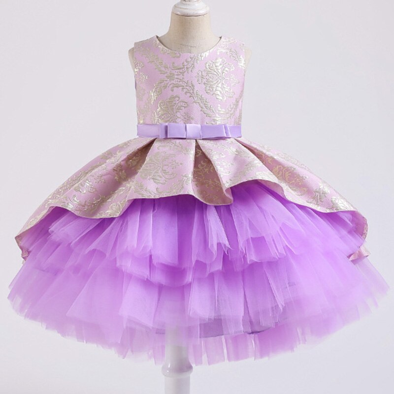 Summer Embroidery Twins Costumes Tutu Dress Dress For Baby Girl Ceremony Princess Dress Party Opening Dresses