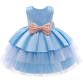 Kids Evening Dresses Formal Cake Dress For Children Costume Sequin Party Dress Girl Infant Sleeveless