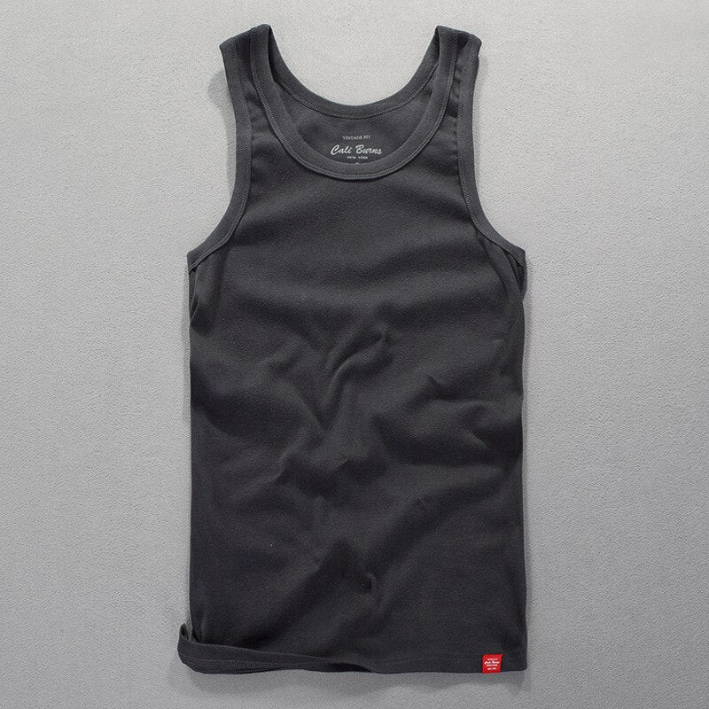 Men Summer Style High Quality Comfortable Cotton Sleeveless Waistcoat Male Casual Vest Suitable For Sport Running