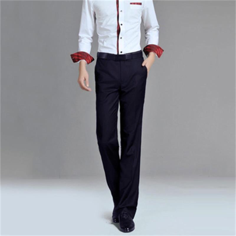 Men Spring And Summer Micro-Flared Trousers Slim Casual Pants