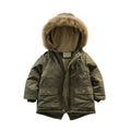 Hooded Coats Autumn Winter Brief Children Outerwear Thick Warm Faux Fur Jackets