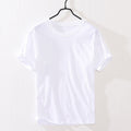 Spring Summer T-Shirt Short Sleeve Loose Simple Solid Sweat Casual Trendy O-Neck Fresh Youth Handsome Tees