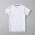 Men Simple Casual  Cotton Soft Round Neck Slim Fit Tees