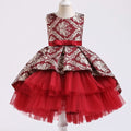 Summer Embroidery Twins Costumes Tutu Dress Dress For Baby Girl Ceremony Princess Dress Party Opening Dresses