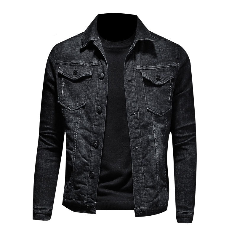 Warm Bomber Pilot Black Winter Denim Jacket Men Jeans Coat Motorcycle Casual Clothing